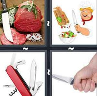 4 Pics 1 Word Knife