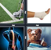 4 Pics 1 Word Injury