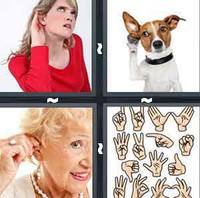 4 Pics 1 Word Deaf