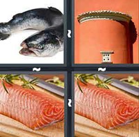4 Pics 1 Word Salmon 