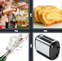 4 Pics 1 Word Toast 
