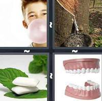 4 Pics 1 Word Levels Gum 