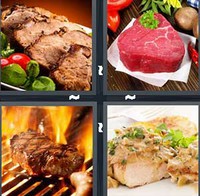 4 Pics 1 Word Steak