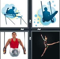 4 Pics 1 Word Gymnast