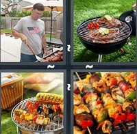 4 Pics 1 Word Barbecue