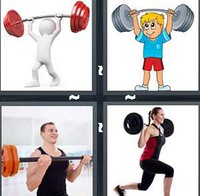 4 Pics 1 Word Barbell