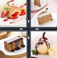 4 Pics 1 Word Dessert