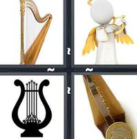 4 Pics 1 Word Harp