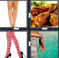 4 Pics 1 Word Legs 