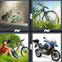 4 Pics 1 Word Bike 