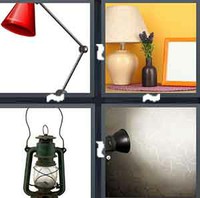 4 Pics 1 Word Lamp 