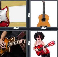 4 Pics 1 Word Guitar