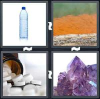 4 Pics 1 Word Mineral 