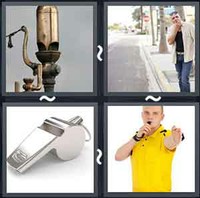 4 Pics 1 Word Whistle 