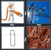 4 Pics 1 Word Wire 