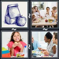 4 Pics 1 Word Lunch 