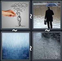 4 Pics 1 Word Rainy