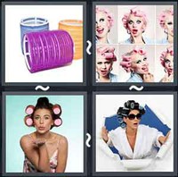 4 Pics 1 Word Curlers 