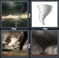 4 Pics 1 Word Cyclone 