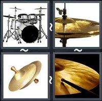 4 Pics 1 Word Cymbals 