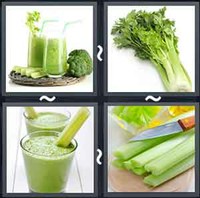 4 Pics 1 Word Celery 
