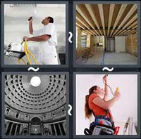 4 Pics 1 Word Ceiling 