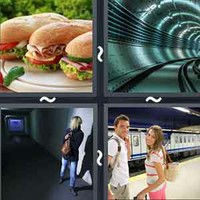 4 Pics 1 Word Subway