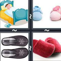 4 Pics 1 Word Slippers