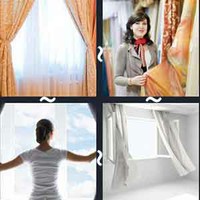 4 Pics 1 Word Curtains