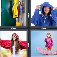 4 Pics 1 Word Raincoat