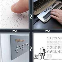 4 Pics 1 Word Braille