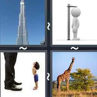 4 Pics 1 Word Tall