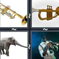 4 Pics 1 Word Trumpet 