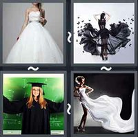 4 Pics 1 Word Gown 