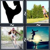 4 Pics 1 Word Skater 