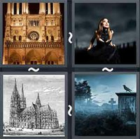 4 Pics 1 Word Gothic 