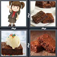 4 Pics 1 Word Brownie 
