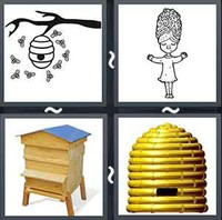 4 Pics 1 Word Beehive 