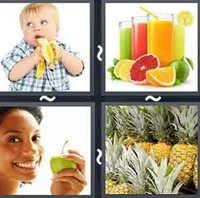 4 Pics 1 Word Fruit 