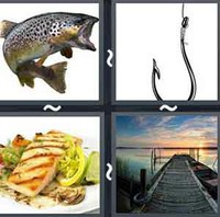 4 Pics 1 Word Fish 