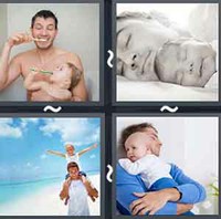 4 Pics 1 Word Father 