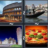 4 Pics 1 Word Italy 