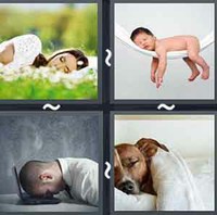 4 Pics 1 Word Sleep 