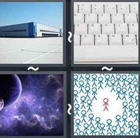 4 Pics 1 Word Space 