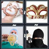 4 Pics 1 Word Mask