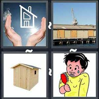 4 Pics 1 Word Shed