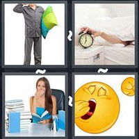 4 Pics 1 Word Tired