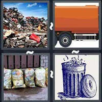 4 Pics 1 Word Levels Garbage