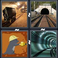 4 Pics 1 Word Levels Tunnel